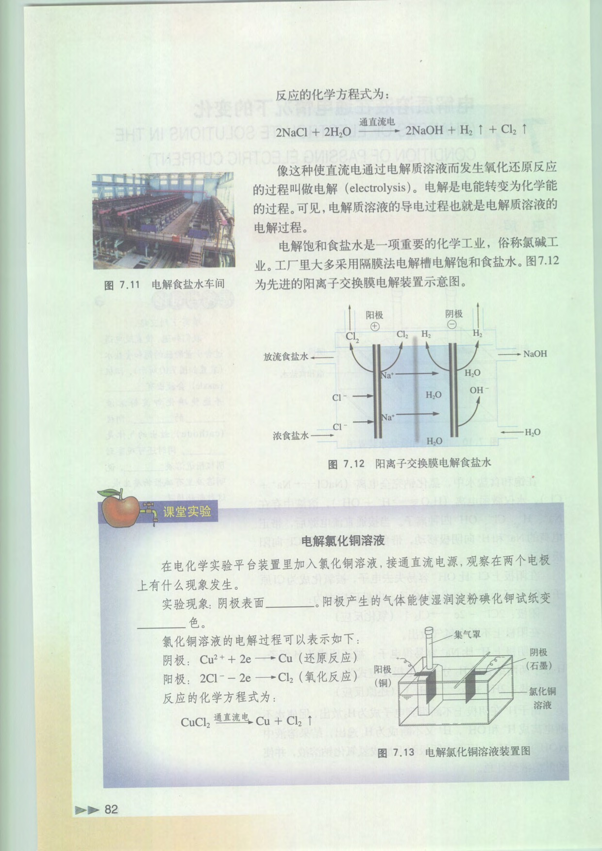 「7」.4 电解质溶液在通电情况下的变化(2)