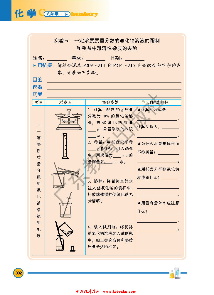 学生实验活动记录和报告(5)