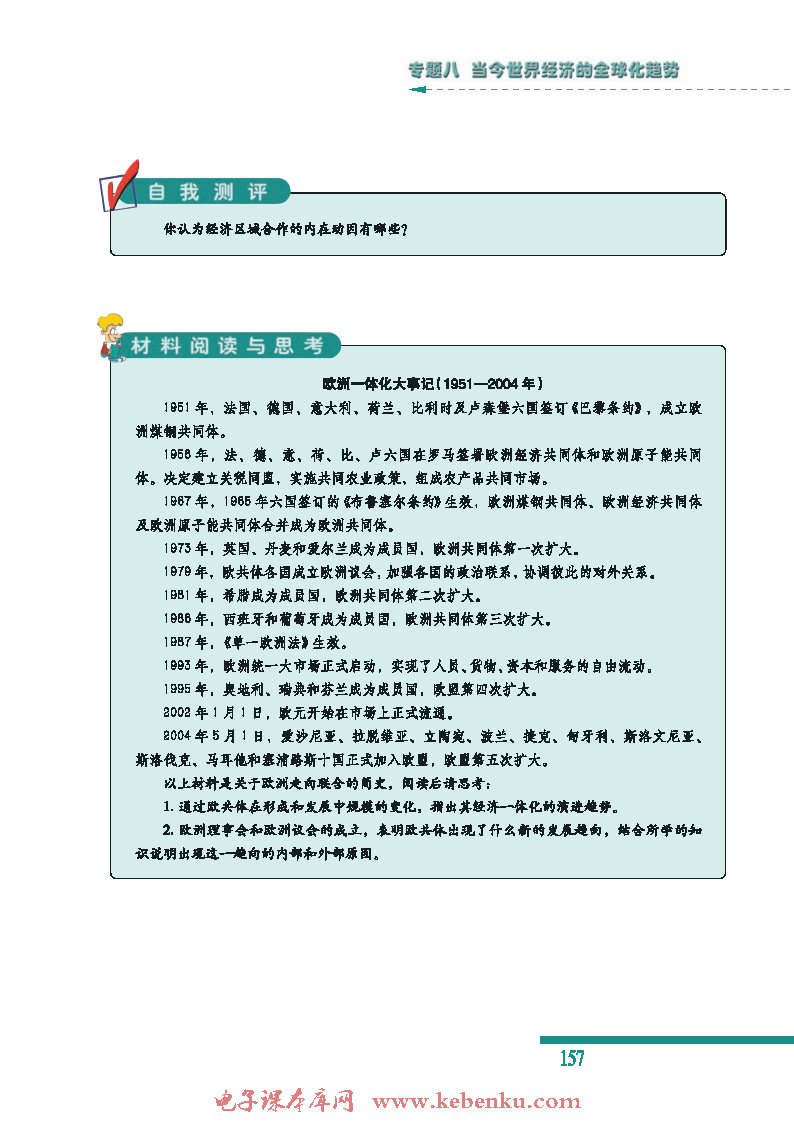 二 当今世界经济区域集团化的发展(5)