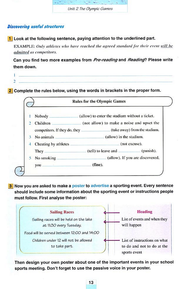 Unit 2 The Olympic Games(5)