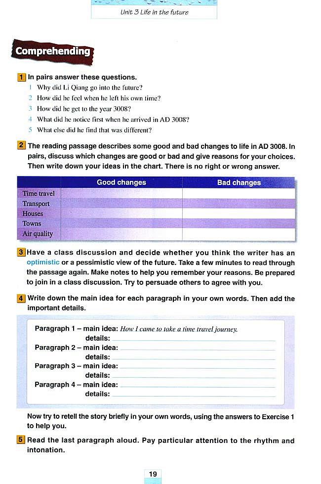 Unit 3 Life in the future(3)