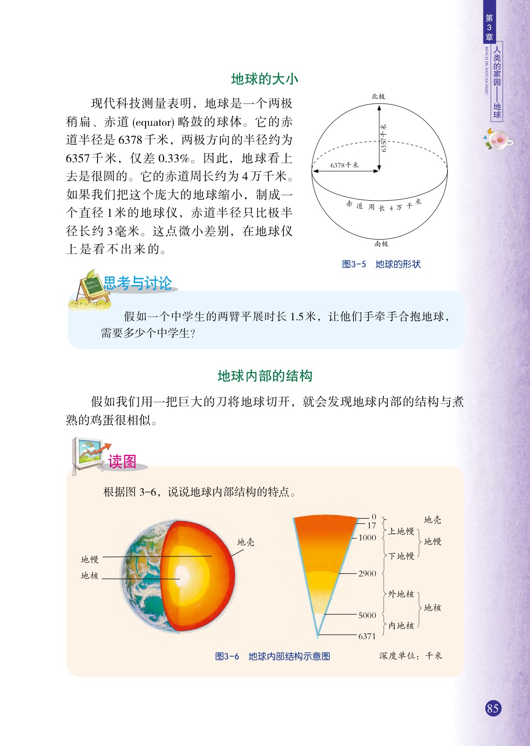 第1节  地球的形状和内部结构(3)