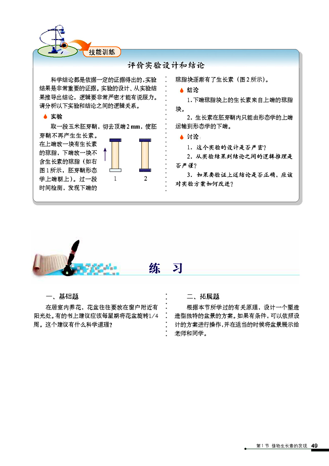 植物生长素的发现(4)