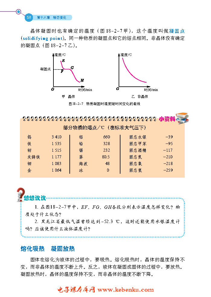 第二节 熔化和凝固(4)