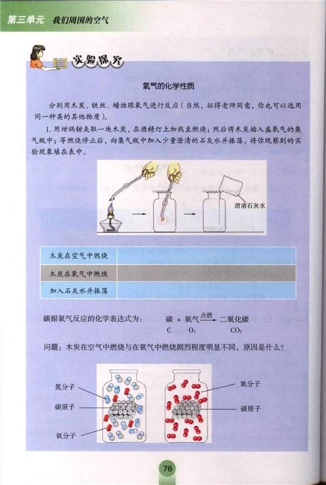 性质活泼的氧气(4)