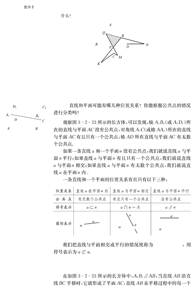 点、线、面之间的位置关系(12)