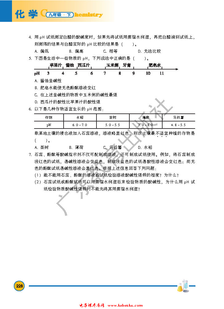 「8」.1 溶液的酸碱性(7)