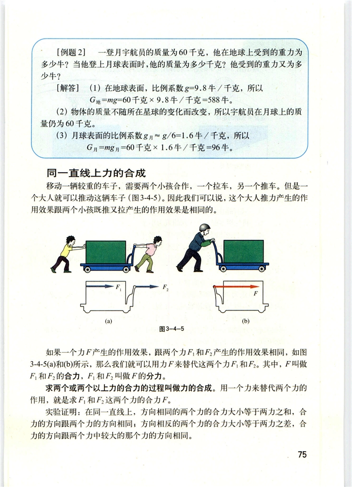 重力 力的合成(3)