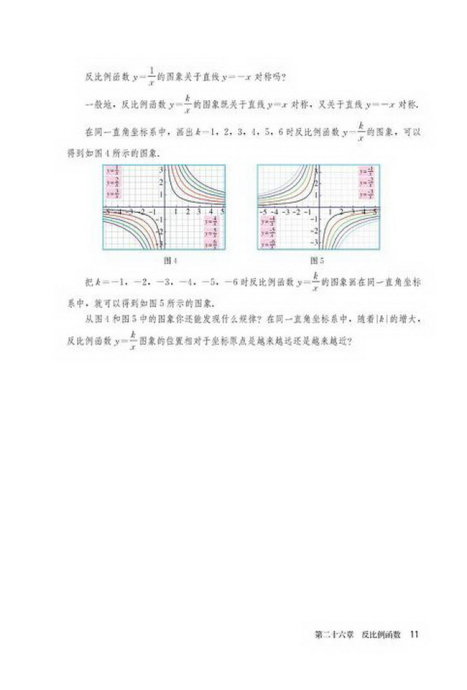 信息技术应用 探索反比例函数的性质(2)