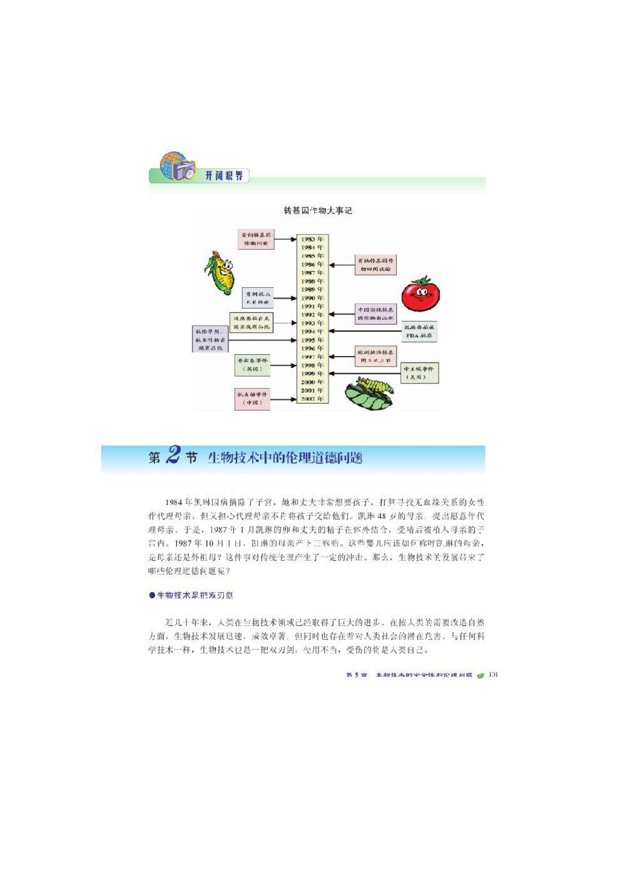 第二节生物技术中的伦理道德问题