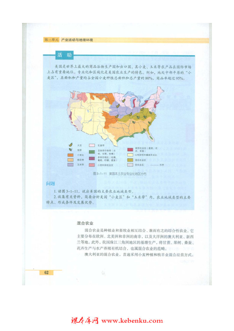 第一节 农业生产与地理环境(6)