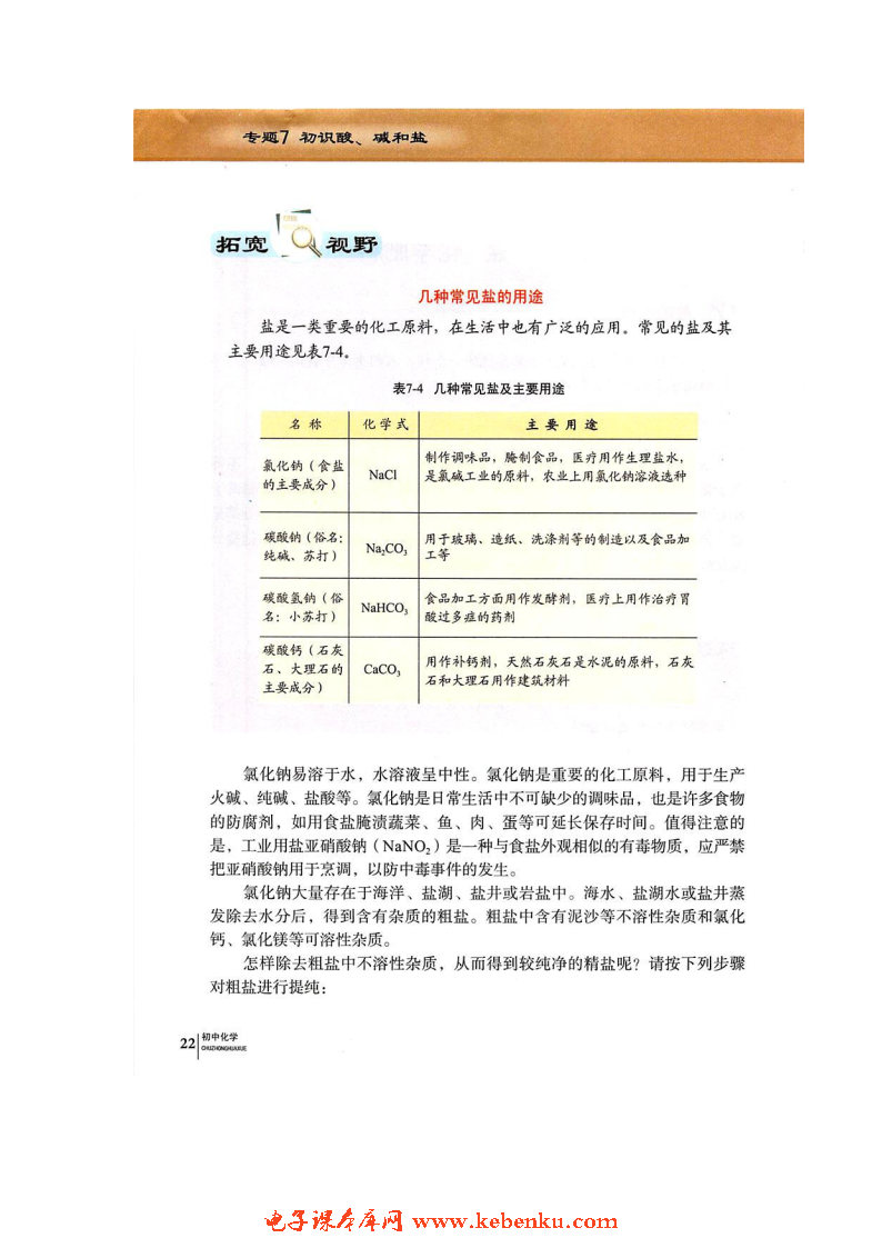 单元3 盐 化学肥料(2)