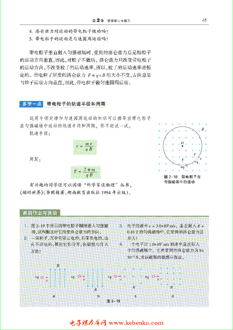 「2」.3 显像管与洛仑兹力(4)