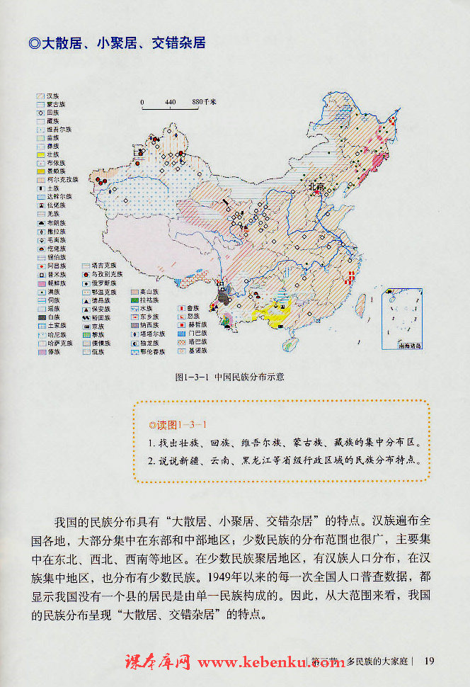 第三节 多民族的大家庭(3)