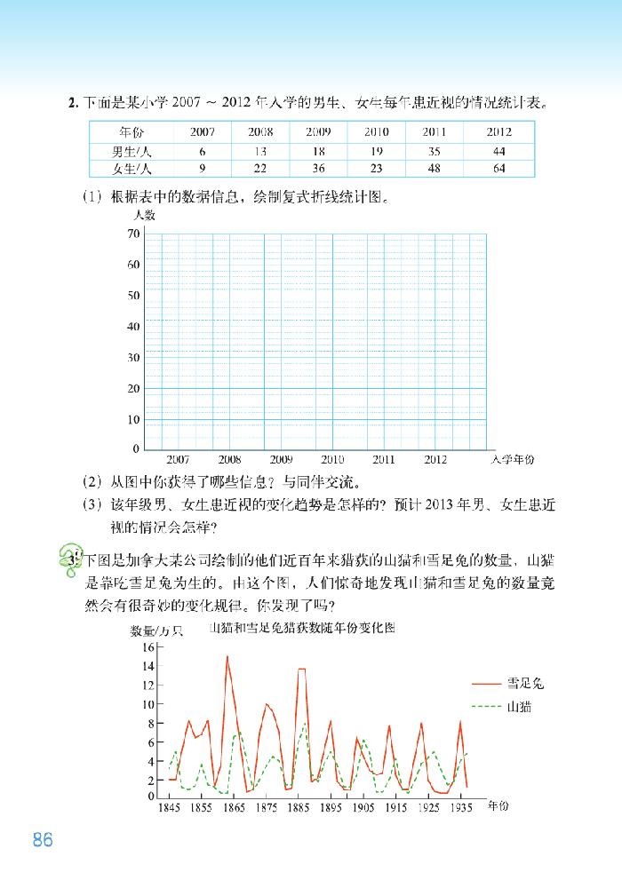 八 数据的表示和分析(5)