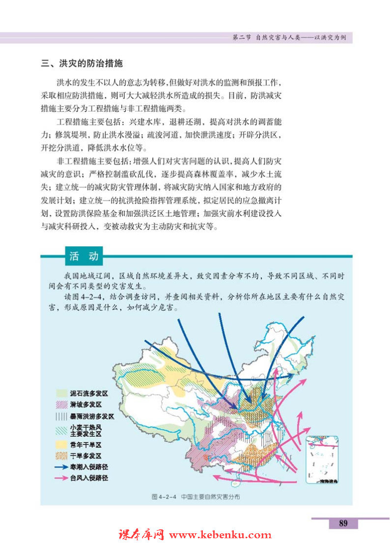 第二节 自然灾害与人类——以洪灾为(4)