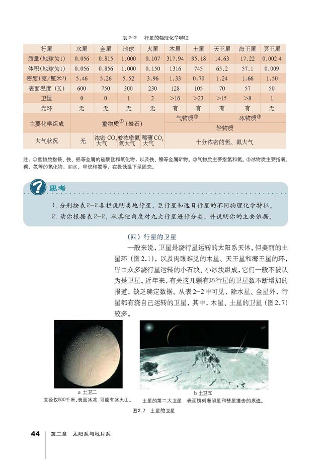 第一节 太阳和太阳系(7)