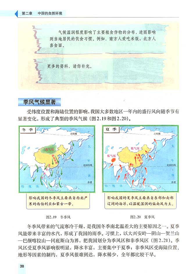 第二节 气候多样 季风显著(8)