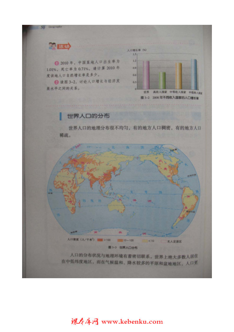第一节 世界的人口(3)