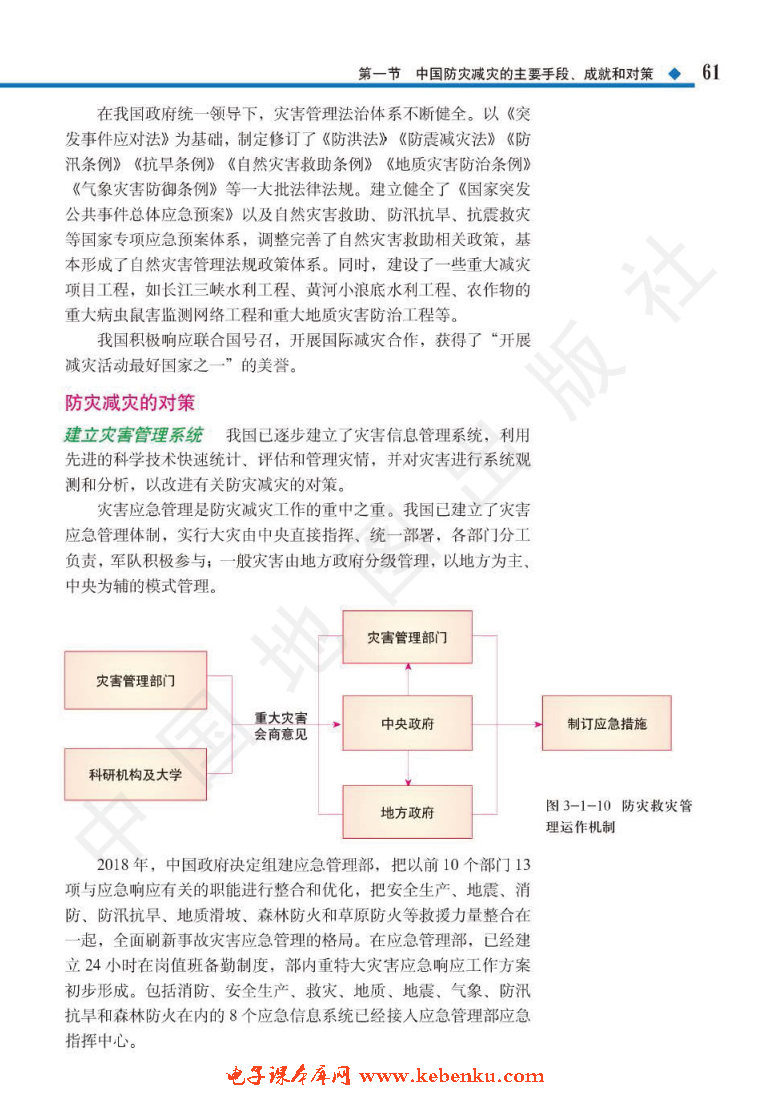 第一节 中国防灾减灾的主要手段、成(6)