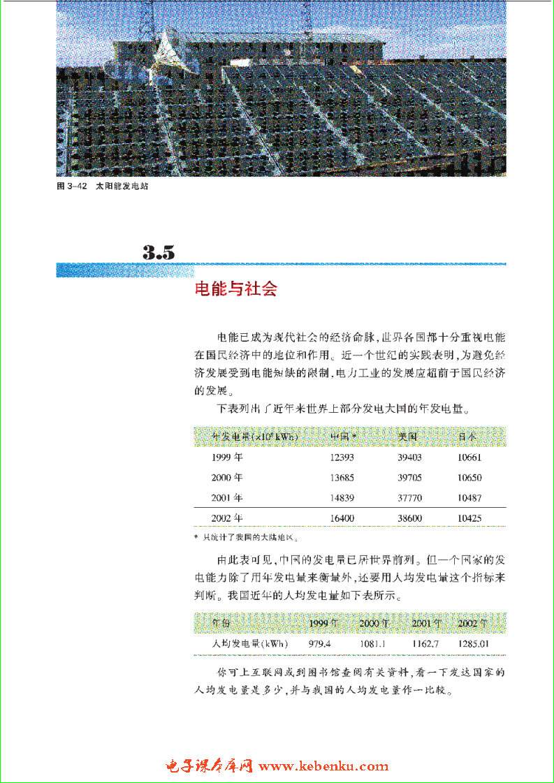 「3」.5 电能与社会(2)