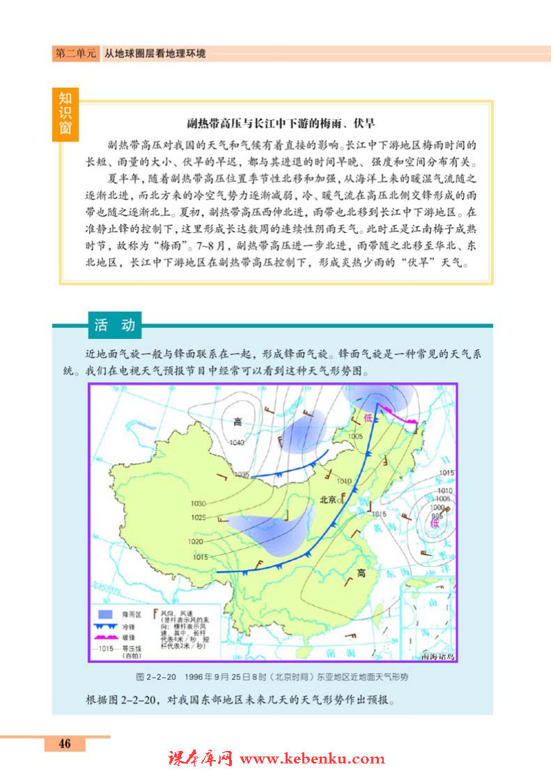 第二节 大气圈与天气、气候(12)