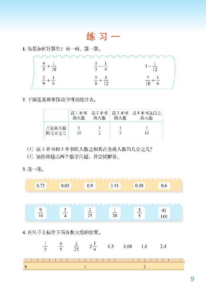 一 分数加减法(8)