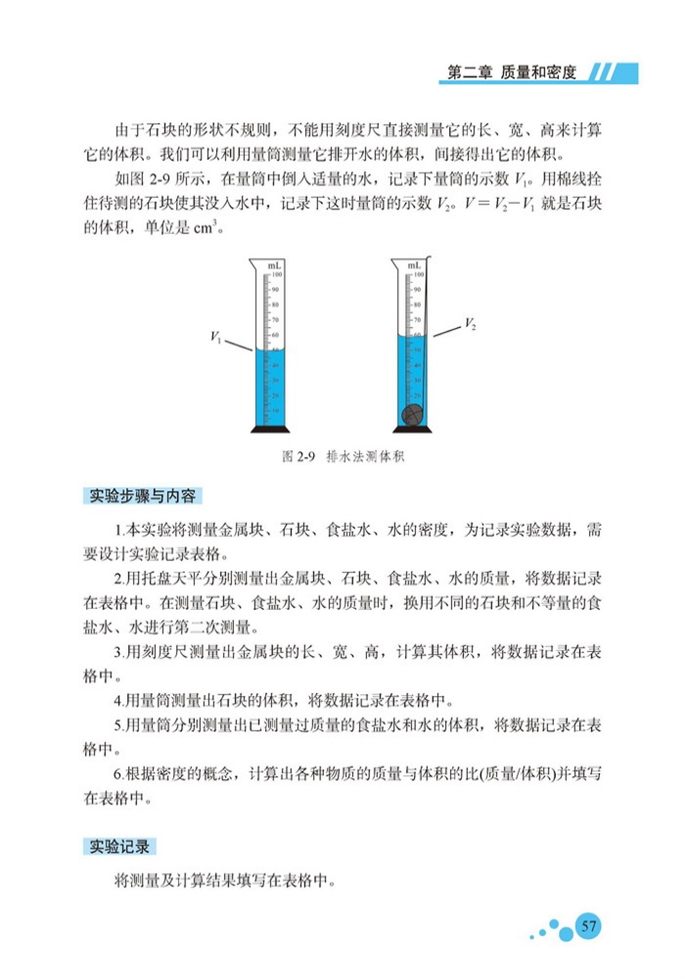 学生实验:测量密度(2)