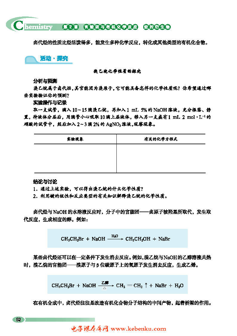 第1节 有机化学反应类型(8)