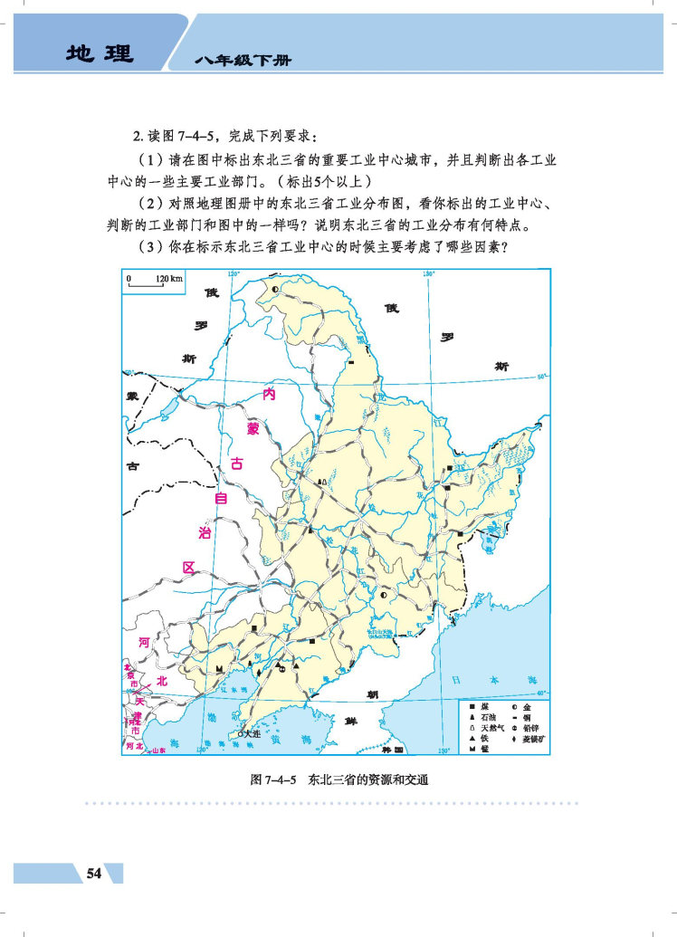 第四节 振兴中的工业区-东北三省(5)