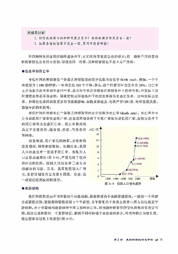 种群的相对稳定(4)