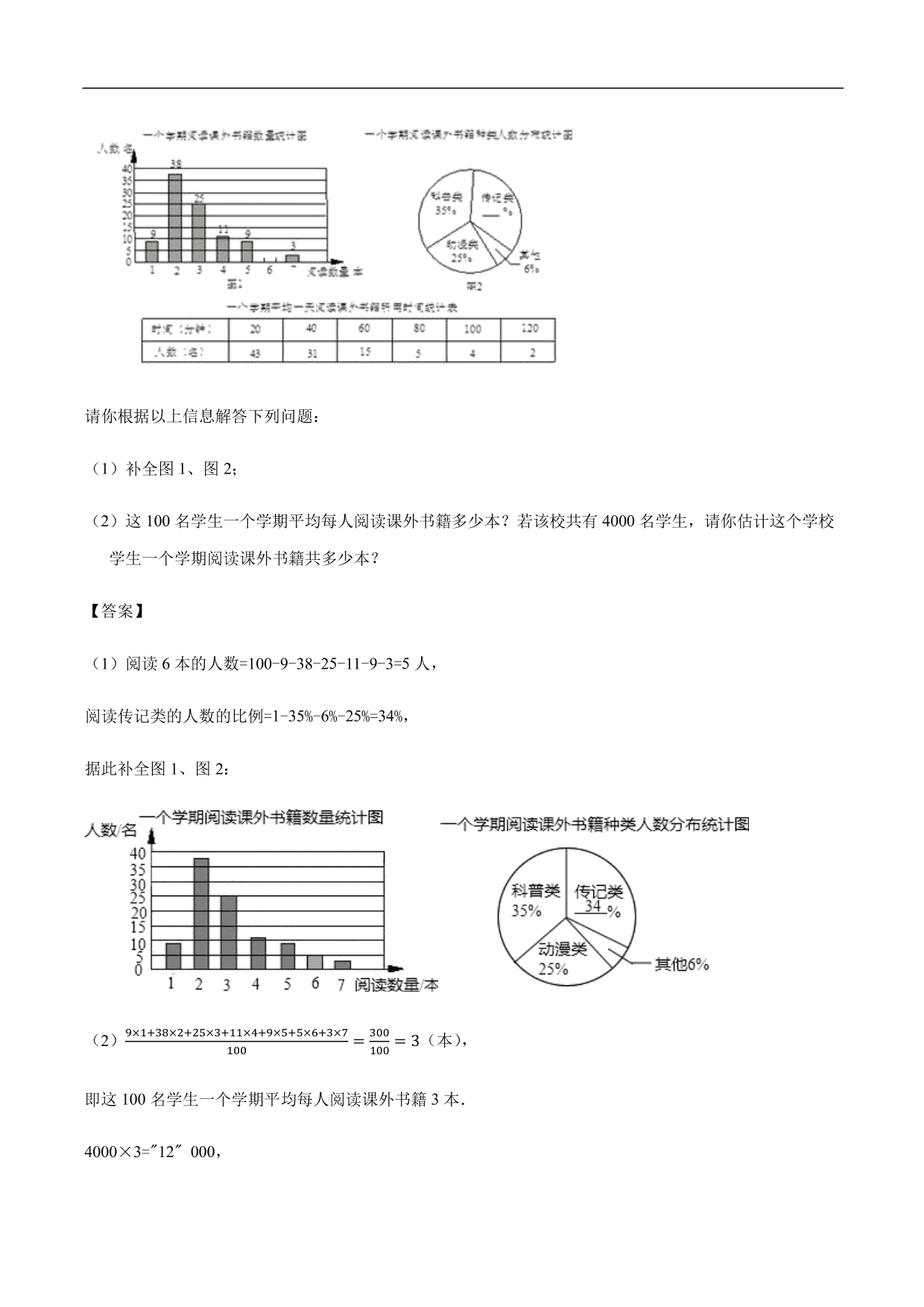 2020-2021学年初一数学上册章节同步讲解练习：数据的收集、普查和抽样调查