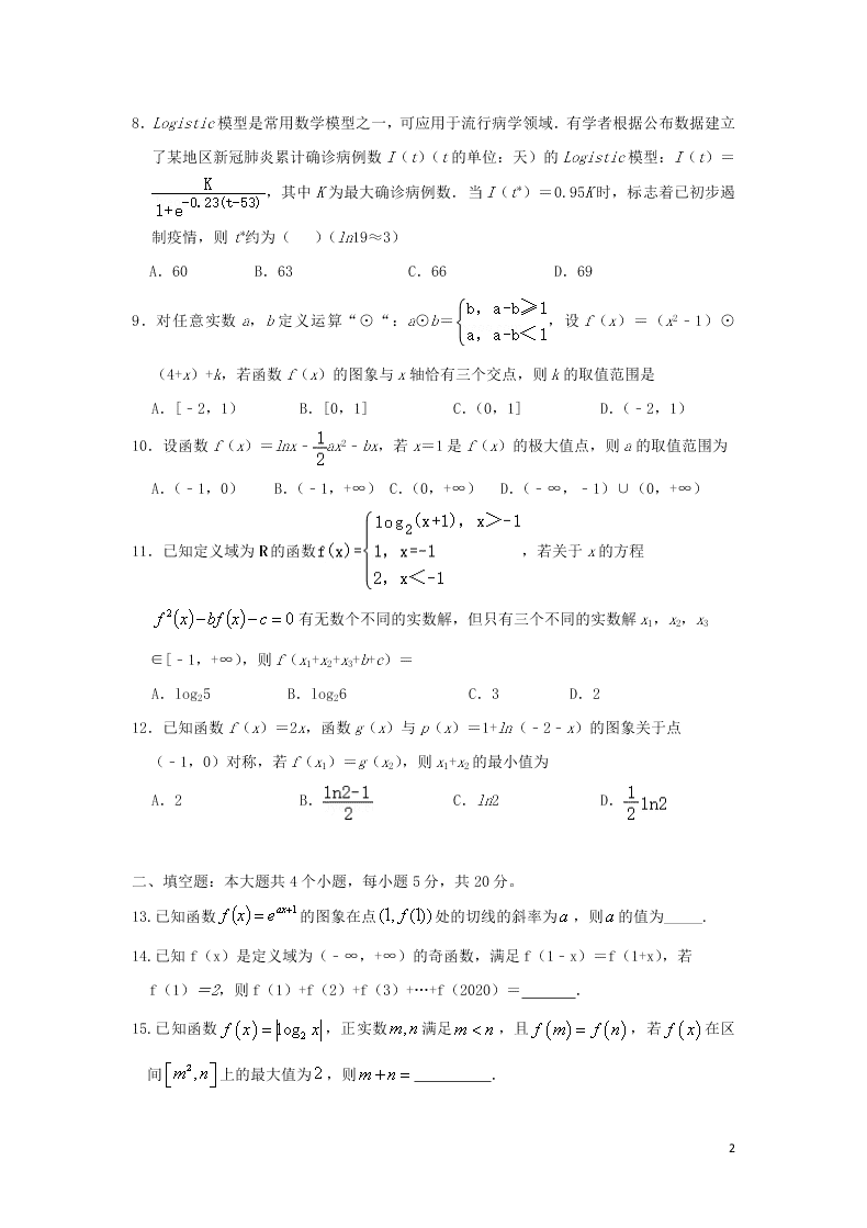 河南省洛阳一高2021届高三（文）数学9月月考试题