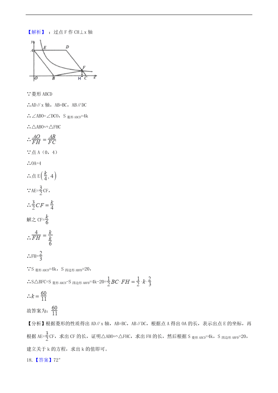 中考数学专题复习卷：四边形（含解析）