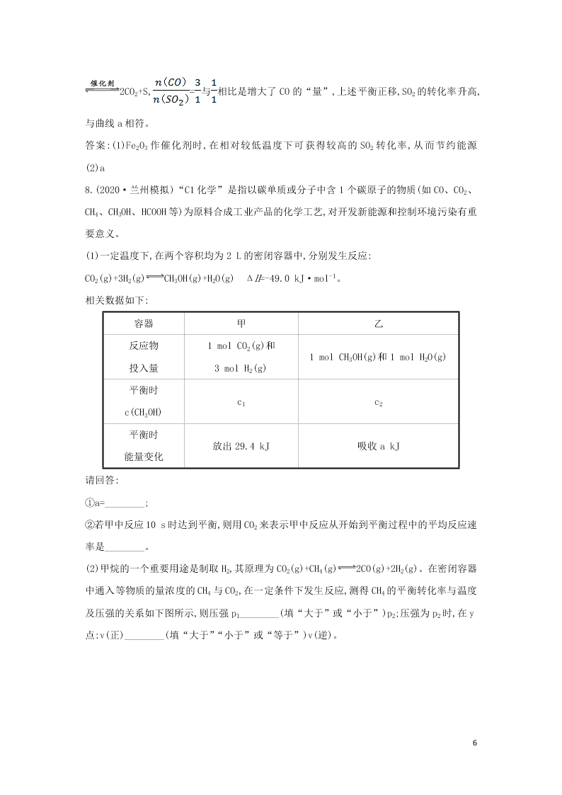 2021版高考化学一轮复习素养提升专项练习题5（含解析）