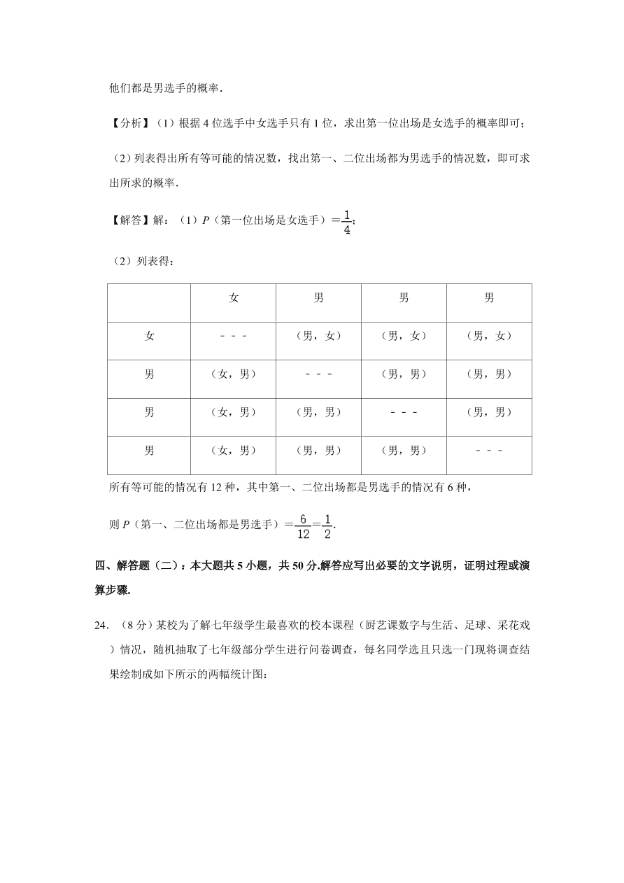 甘肃省庆阳市镇原县九年级下册期中数学试卷附答案解析