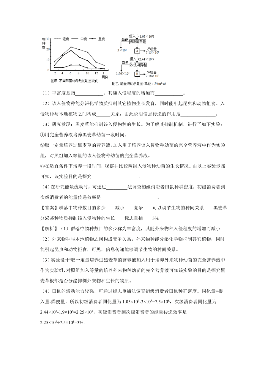 2020-2021学年高考生物精选考点突破专题15 生态系统及生态环境的保护