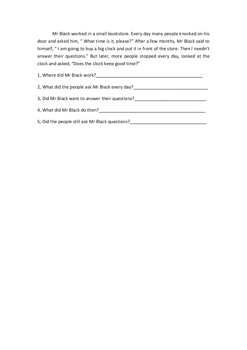 六年级下册英语试题-暑假作业26 （无答案）    全国通用