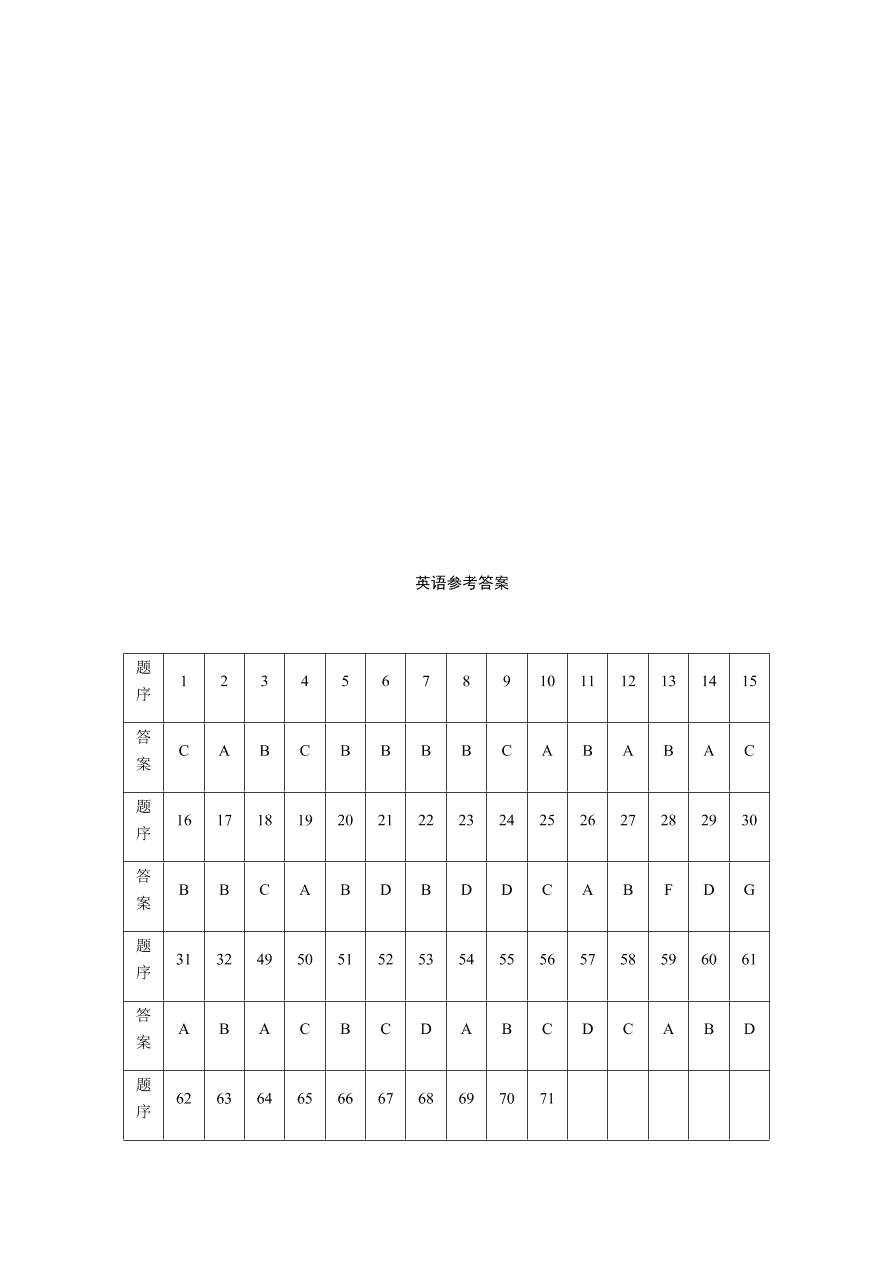 湖南师大附中2020-2021高一英语上学期期中试卷（Word版附答案）