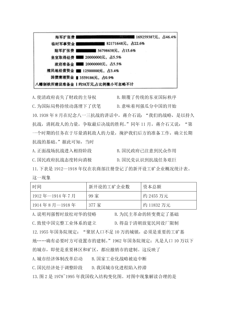 辽宁省六校协作体2021届高三历史上学期第一次联考试卷（Word版附答案）