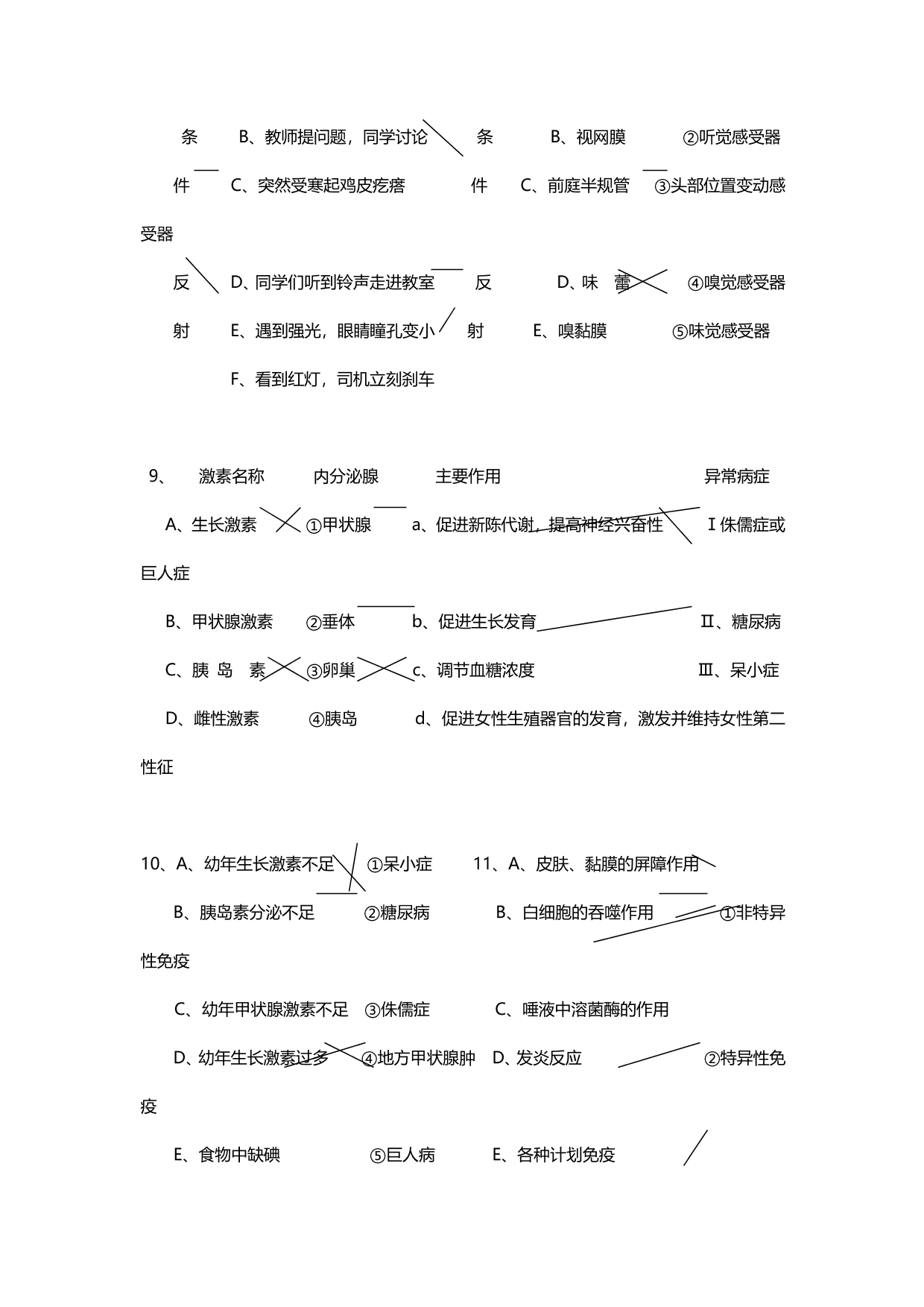 暑期预习衔接2020初一上学期生物全册知识点总结（pdf版）