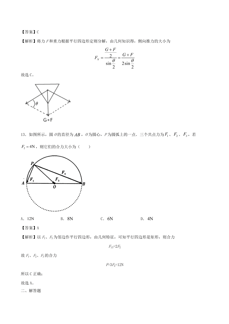 2020-2021年高考物理重点专题讲解及突破02：相互作用