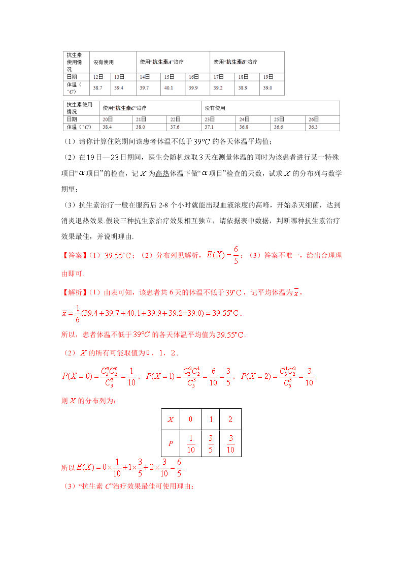 2020年北京高考数学猜题卷（二）（Word版附解析）