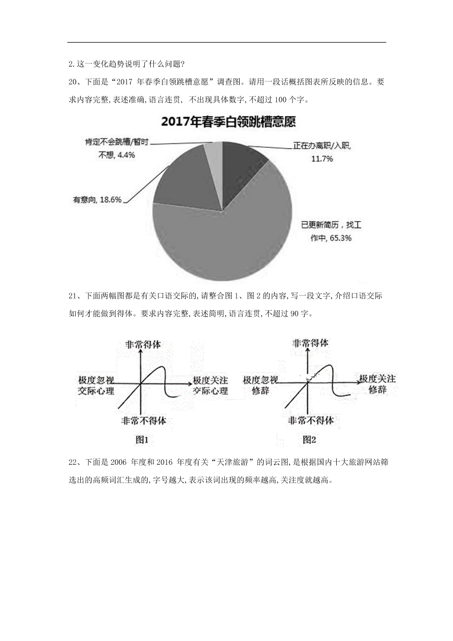 2020届高三语文一轮复习常考知识点训练11图文转换（含解析）