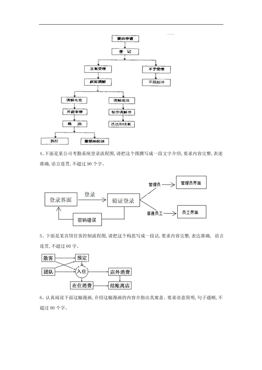 2020届高三语文一轮复习常考知识点训练11图文转换（含解析）