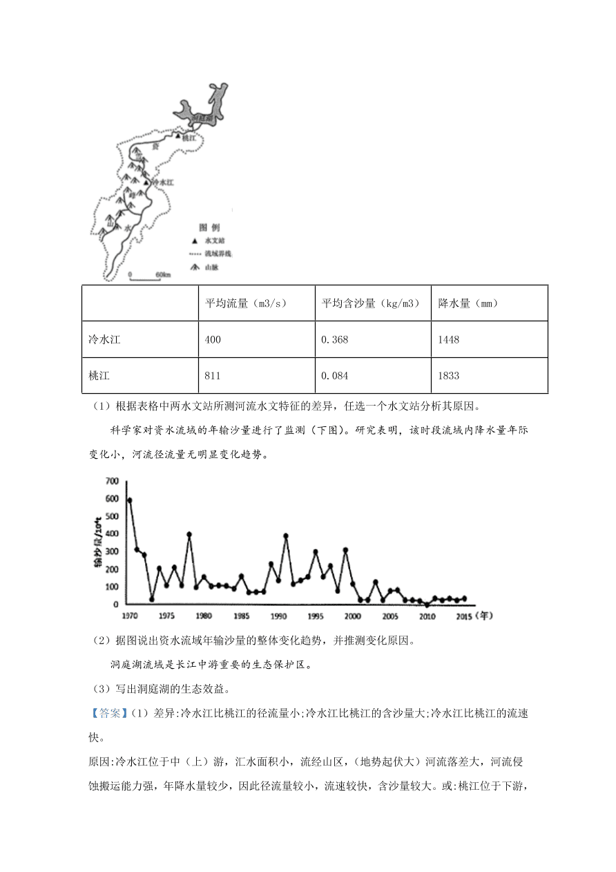 天津市八校2021届高三地理上学期期中联考试题（Word版附解析）