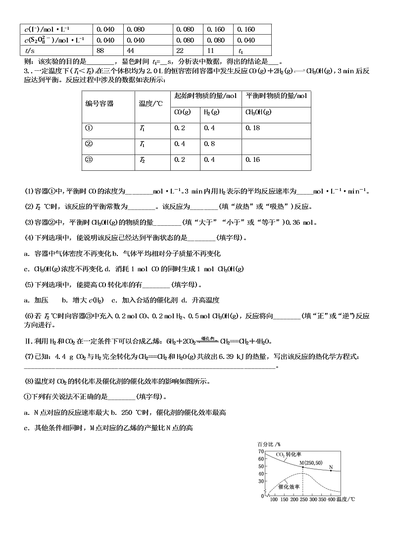 2020-2021学年高三化学专题复习05.陌生信息图像图表题审题与答题思路（答案）