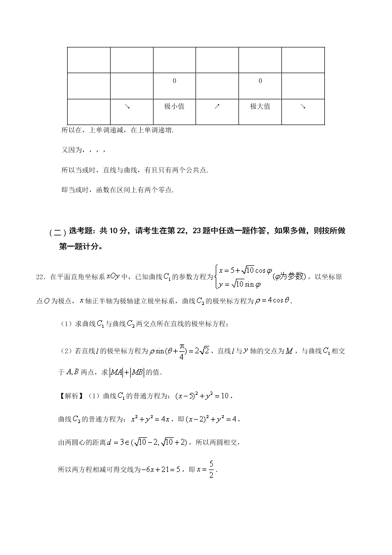 四川省仁寿第一中学校北校区2020-2021学年高三上学期（理）数学月考试题（解析版）