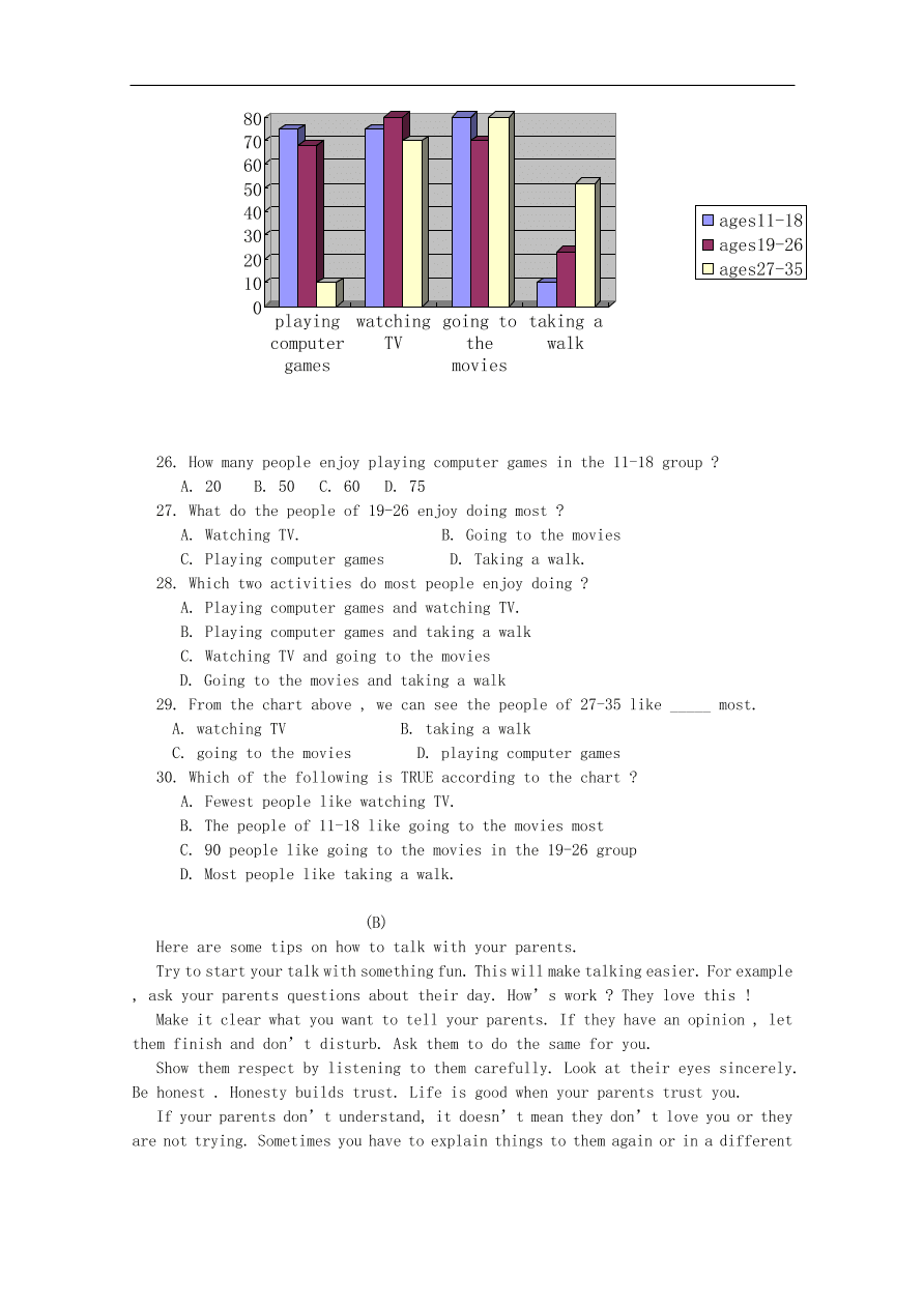 九年级英语学科模拟题（十二）