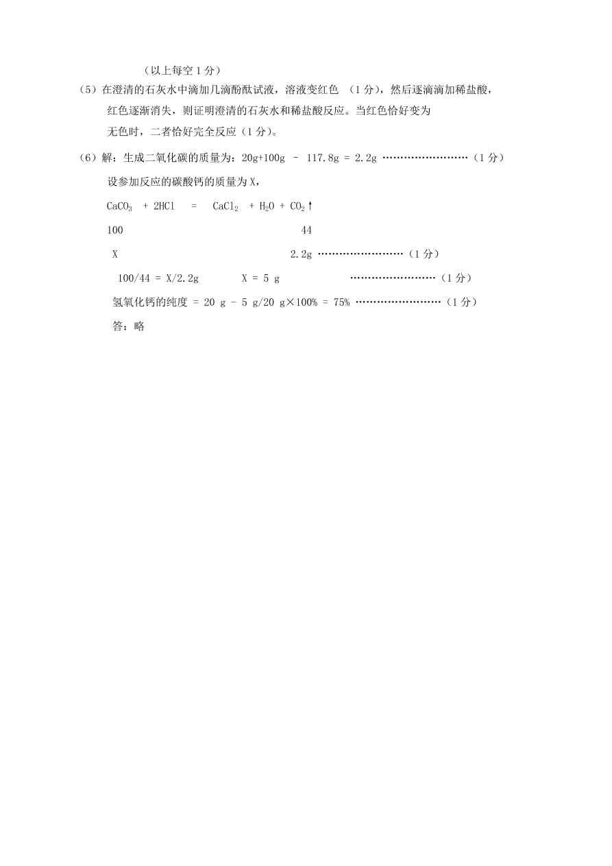 新人教版 九年级化学下册 第10单元综合技能过关训练 